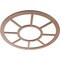 Ekena Millwork Grace Wood Fretwork Pierced Ceiling Medallion, Wood (Paint Grade), 22"OD x 8"ID x 3/8"T CMWP22X0375GRMF - alternate 2
